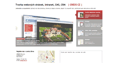 Desktop Screenshot of creos.cz